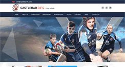 Desktop Screenshot of castlebarrfc.com