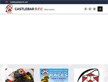 Tablet Screenshot of castlebarrfc.com